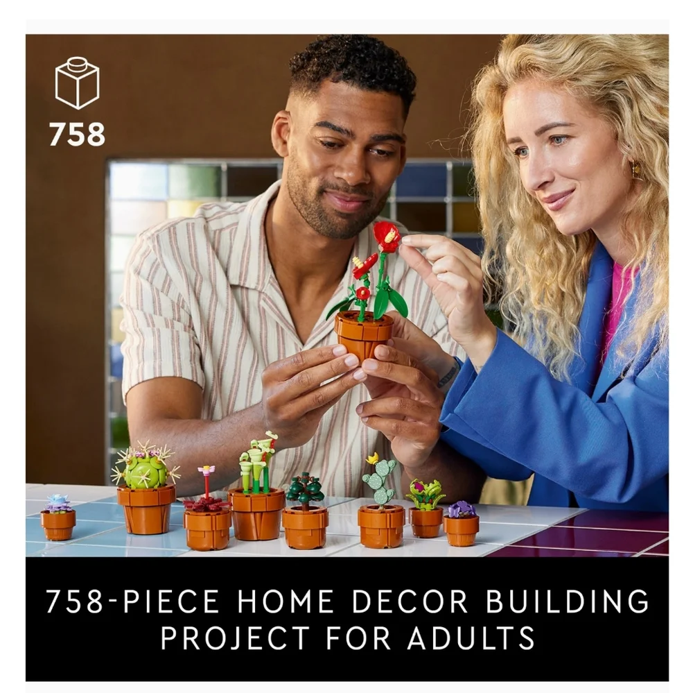 💥BUY 5 GET 3 FREE  LEGO Icons Tiny Plants Building Set for Flower-Lovers - Picture 2 of 16